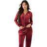 True Religion - Womens Velour Classic Zip Hoodie