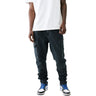 True Religion - Mens Washed Non Dnm Big T Cargo Jogger Pants