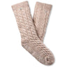 Ugg - Womens Elowyn Cable Knit Fleece Lined Sock
