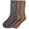Ugg - Mens Trey Rib Knit Cozy 3 Pack Socks