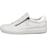 Ecco - Womens Soft 7 Side Zip Lace Sneaker