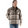 Scully - Mens Brushed Flannel Zip Front Jacket