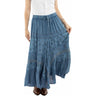 Scully - Womens Rose Print Rayon Skirt