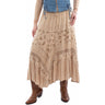 Scully - Womens Rose Print Rayon Skirt