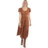 Scully - Womens Capsleeve Printed Lace Front Dress