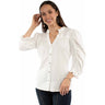 Scully - Womens Button Front Blouse