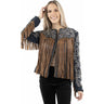 Scully - Womens Emb Studded Fringe Jacket