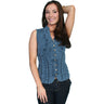 Scully - Womens Sleeveless Blouse Peruvian Cotton