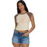 Billabong - Womens Paradise Raglan Short Sleeve Knit T-Shirt