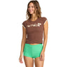 Billabong - Womens Josie Ringer Short Sleeve Knit T-Shirt