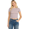 Billabong - Womens Checked Out Knit T-Shirt