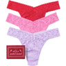 Hanky Panky - Womens 3 Pack Vday Matchbox Org Thong