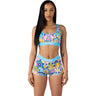 Psd Underwear - Womens Care Bears Radial Floral Boyshort