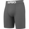 Psd Underwear - Mens Charcoal Cotton Solid Boxer Briefs