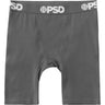Psd Underwear - Boys Charcoal Cotton Solid Boxer Briefs With Moisture