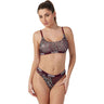 Psd Underwear - Womens Cheetah Mix Mesh Th Thong