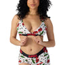 Psd Underwear - Womens Cherry Skullz Modal Triangle Bra