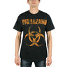 Biohazard - Distressed Logo Mens T-Shirt In Black