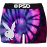 Psd Underwear - Womens Playboy Spiral Dye Boy Shorts