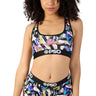 Psd Underwear - Womens Mushrooms Racerback Sports Bra