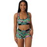 Psd Underwear - Womens Psycho Shrooms Racerback Sports Bra
