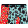 Psd Underwear - Boys Tropics 2 Pack Boxer Briefs