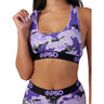 Psd Underwear - Womens Amethyst Paisley Sports Bra