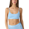 Psd Underwear - Womens Baby Blue Scoop Bralette