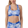 Psd Underwear - Womens Bandana Blues Back Sports Bra