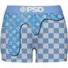 Psd Underwear - Womens Blue Denim Drip Bs+ Boy Shorts