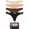 Psd Underwear - Womens Essentials Modal 4-Pack Boxed Set Thong