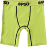 Psd Underwear - Boys Flo Green Solid Cotton Boxer Brief