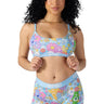 Psd Underwear - Womens Flower Cb Power Sbl Sports Bra