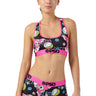 Psd Underwear - Womens Gizmo Neon Drift Racerback Sports Bra