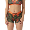 Psd Underwear - Womens Green Snake Full Coverage Boy Short