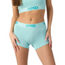 Psd Underwear - Womens Mint Solid Full Coverage Boy Short
