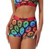 Psd Underwear - Womens Neon Smiles Boy Shorts