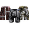 Psd Underwear - Mens Luster Lux 3 Pack Boxer Briefs