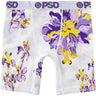 Psd Underwear - Boys P5 Floral Mauve Boxer Briefs With Moisture