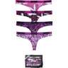 Psd Underwear - Womens Pb Purp 4 Pack Box Thong