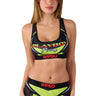 Psd Underwear - Womens Playboy Racer X Sports Bra