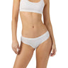 Psd Underwear - Womens White Soild Modal Cheeky Briefs