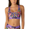 Psd Underwear - Womens Purp High Racerback Sports Bra
