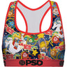 Psd Underwear - Womens Rainbow Sprite Sports Bra