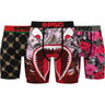 Psd Underwear - Mens Rich Ruby 3 Pack Boxer Briefs
