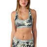 Psd Underwear - Womens Sage Camo Racerback Sports Bra