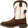 LilaÂ‚ Rebelaby Durango Little Kids Distressed Flag Western Boot