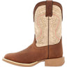 Durango Lil' Rebel Pro Little Kids' Coffee And Bone Western Boot