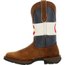 Rebelaby Durango Colorado Flag Western Boot