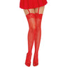 Dreamgirl - Womens Black Diamond Fishnet Lace Thigh High